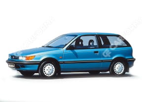 Ворсовые коврики на Mitsubishi Colt III 1988 - 1992