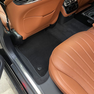 Ворсовые коврики на Mercedes S (W223, V223) 2020 - 2025 в Воронеже