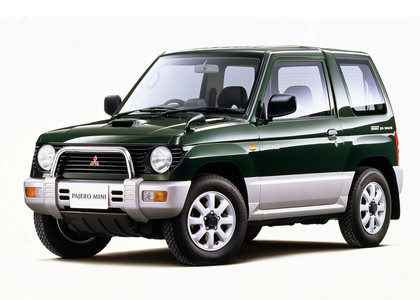 Ворсовые коврики на Mitsubishi Pajero Mini I 1994 - 1998 в Воронеже