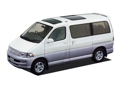 Ворсовые коврики на Toyota Hiace Regius (xH10) 1997 - 2002 в Воронеже
