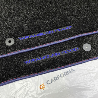 Ворсовые коврики на Jeep Wrangler (JL) 2017 - 2025 в Воронеже