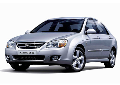 Ворсовые коврики на KIA Cerato I 2004 - 2008 в Воронеже