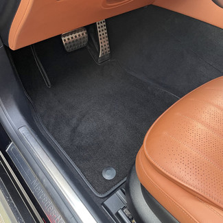 Ворсовые коврики на Mercedes S (W223, V223) 2020 - 2025 в Воронеже