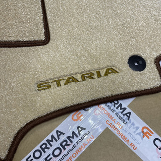 Коврики на Hyundai Staria 7 мест 2021 - 2025 в Воронеже