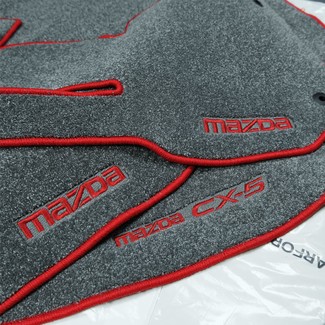 Ворсовые коврики на Mazda CX5 II 2016 - 2025 в Воронеже