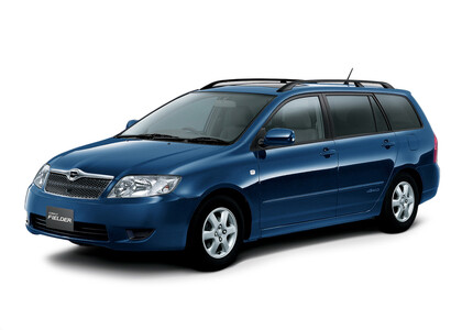Ворсовые коврики на Toyota Corolla Fielder (E12) 2001 - 2006 в Воронеже