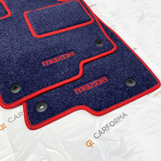 Ворсовые коврики на Mazda MX5 III 2005 - 2015 в Воронеже Ворсовые коврики на Mazda MX5 III 2005 - 2015 в Воронеже