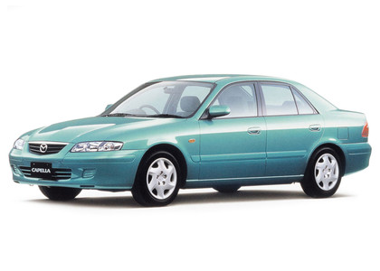 Ворсовые коврики на Mazda Capella VII 1997 - 2002 в Воронеже